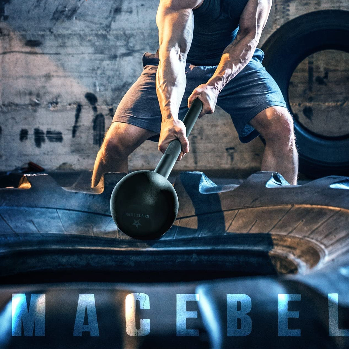 Steel Mace Bell for Comprehensive Strength Training - Full Body, Muscle, Shoulder, Grip, and Forearm Workouts, Available in 5 to 30 LB for Men and Women